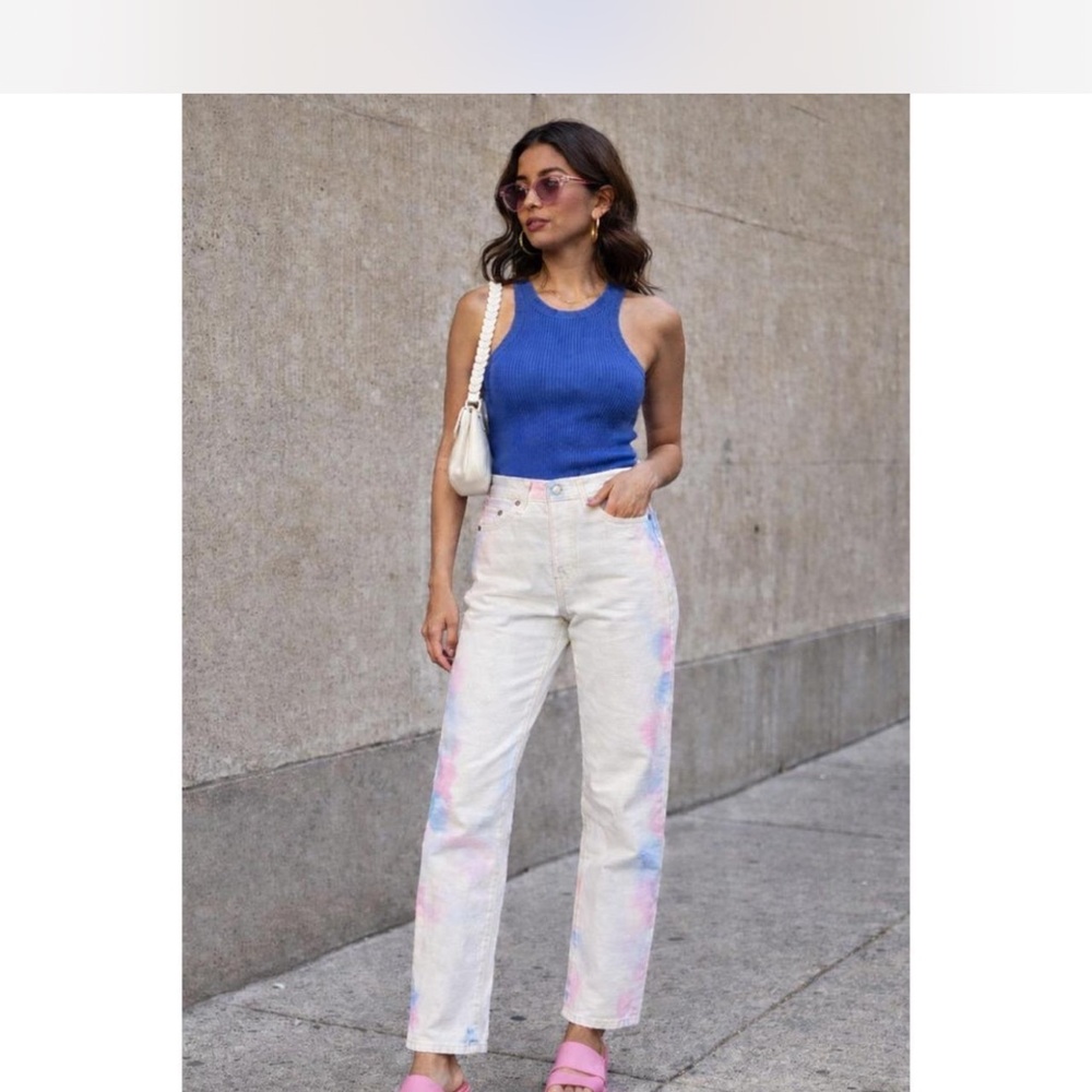 Levi's tie dyed 501‎ Straight Leg Jeans 30x30